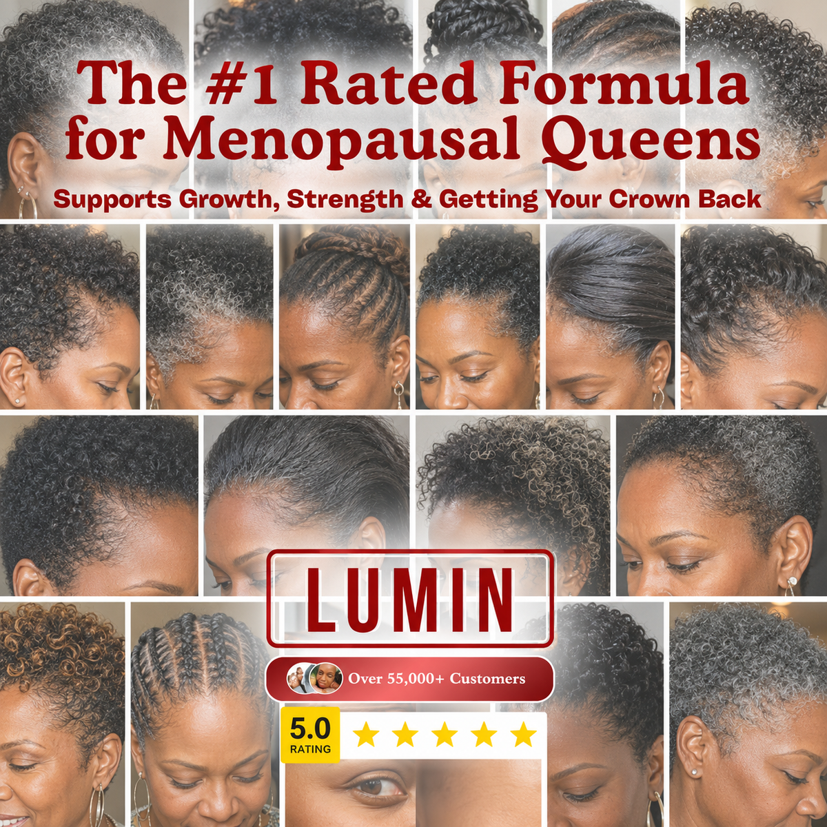 LUMIN-RRB Hair Growth Gummies