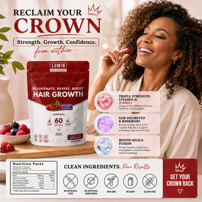 LUMIN-RRB Hair Growth Gummies