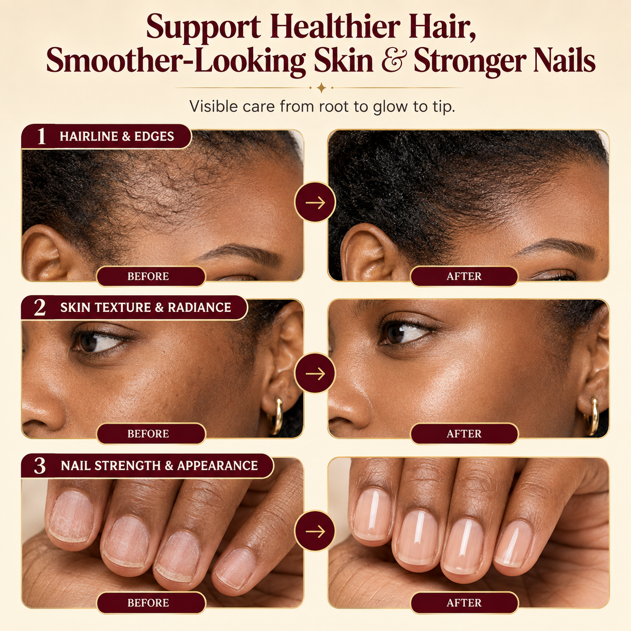 LUMIN-RRB Hair Growth Gummies