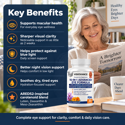VisioVance 15 in 1 Advanced Eye Formula