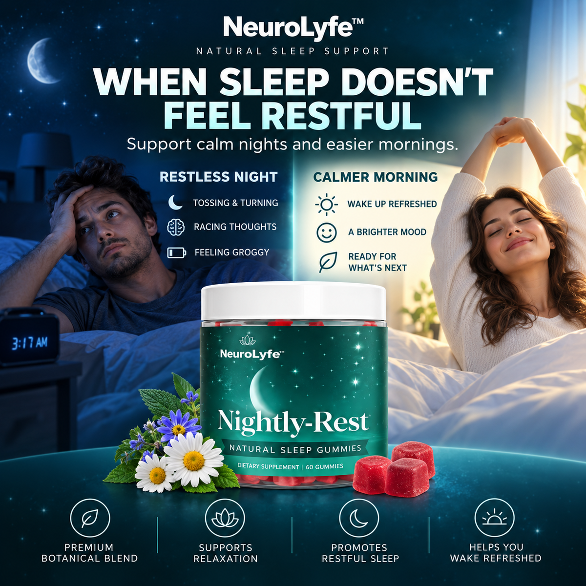 NeuroLyfe™ Deep Sleep Gummies